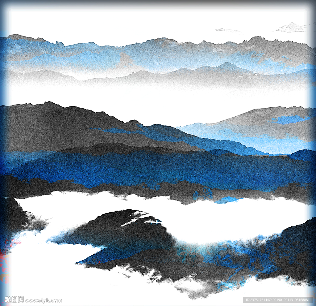 田园工笔画