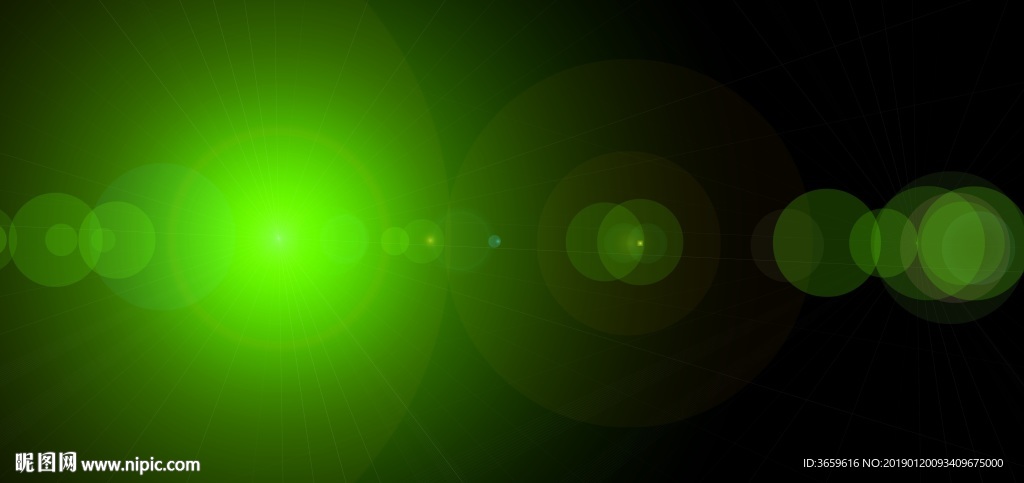 绿色光斑背景