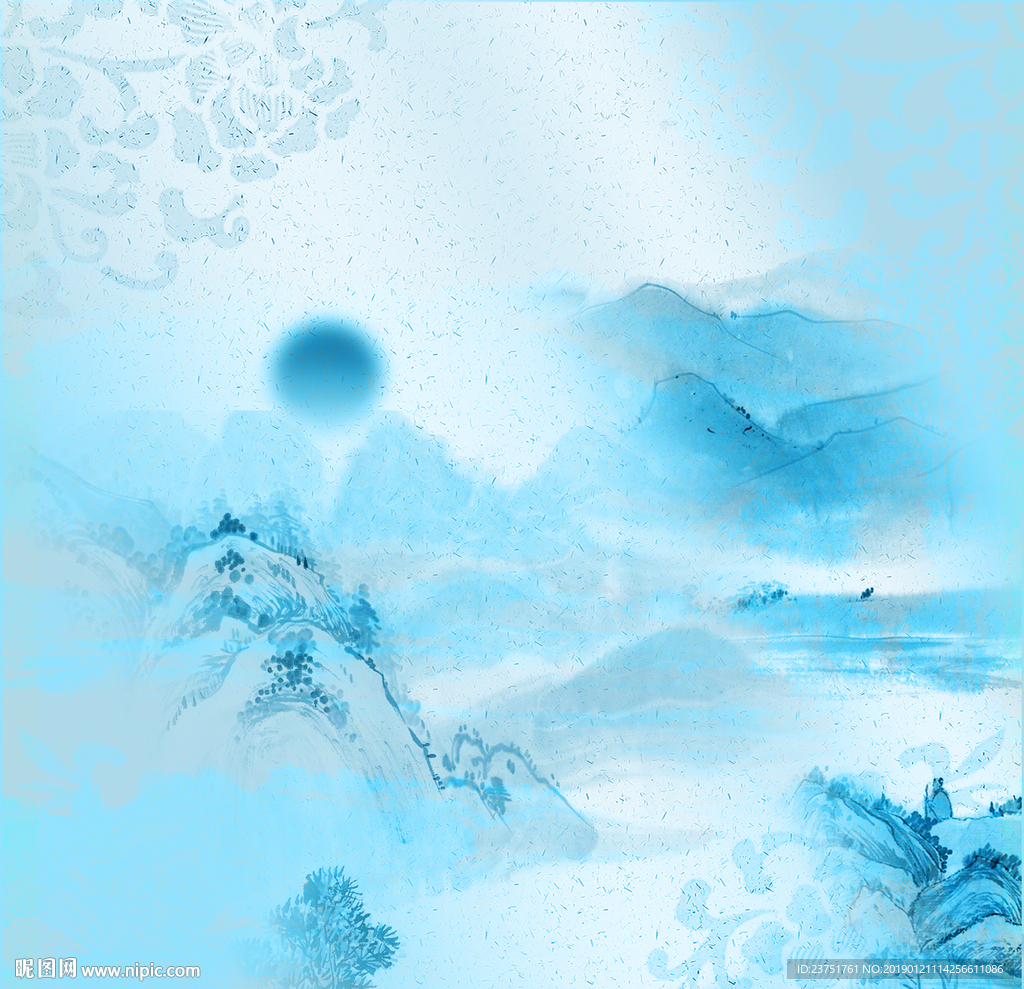 新中式背景墙