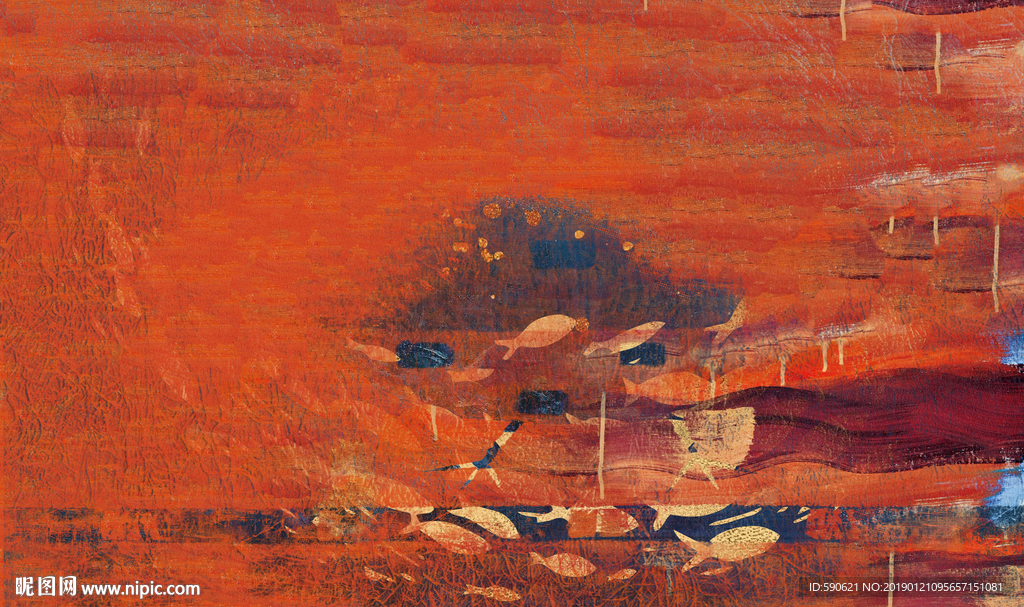 抽象油画