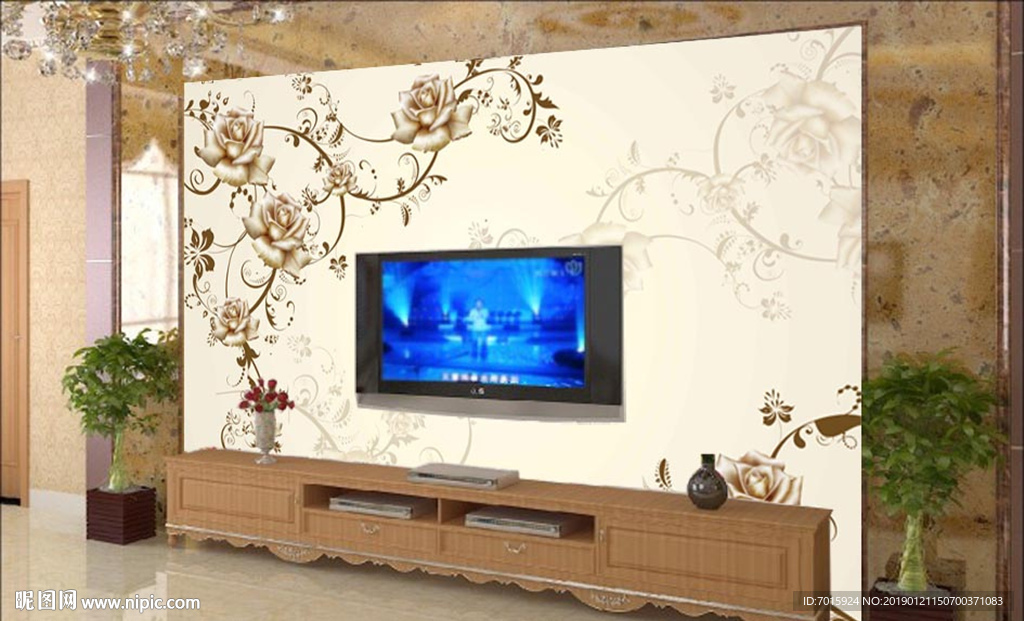 电视背景墙 室内背景墙 背景墙