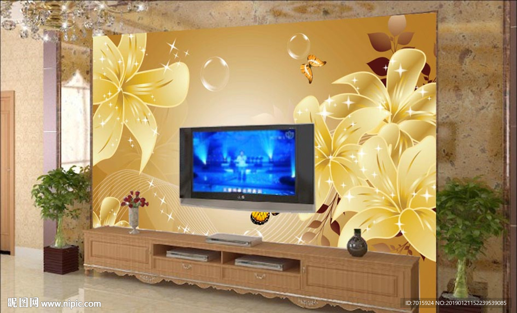 花朵背景 背景电视 背景梦幻