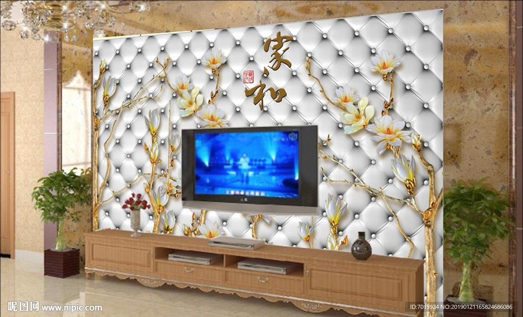 花鸟 新中式家和万事兴