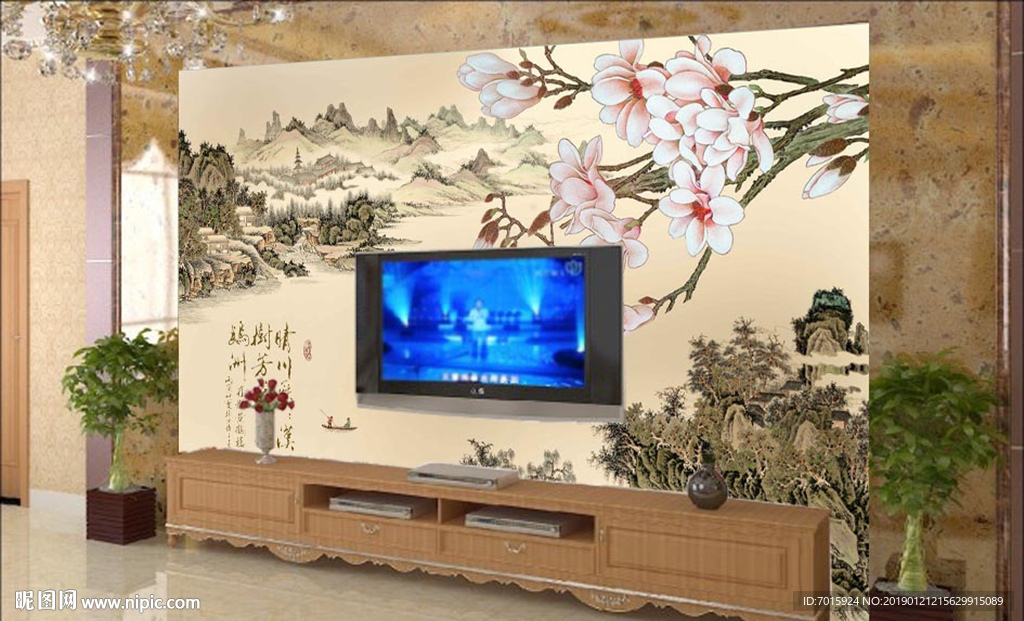 花鸟背景 中式背景