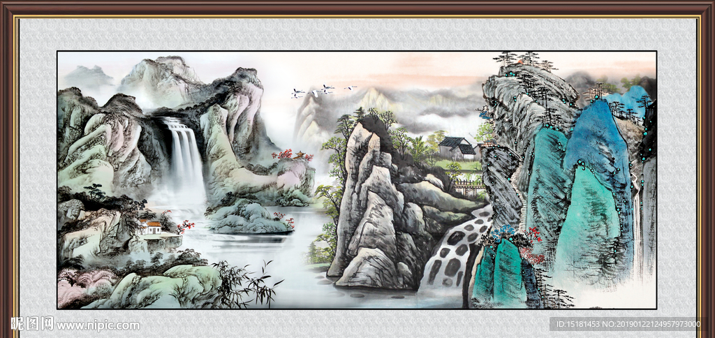 山水国画