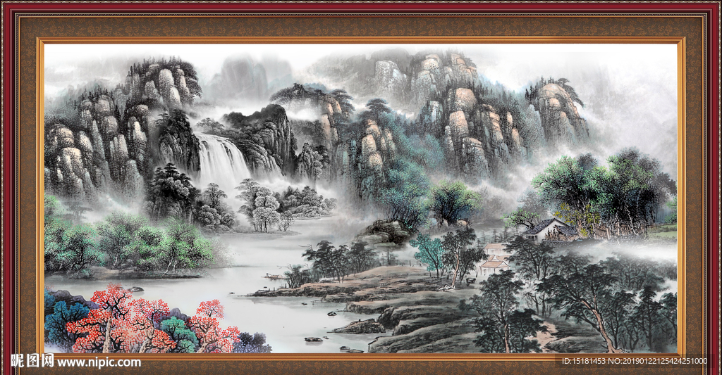 山水国画