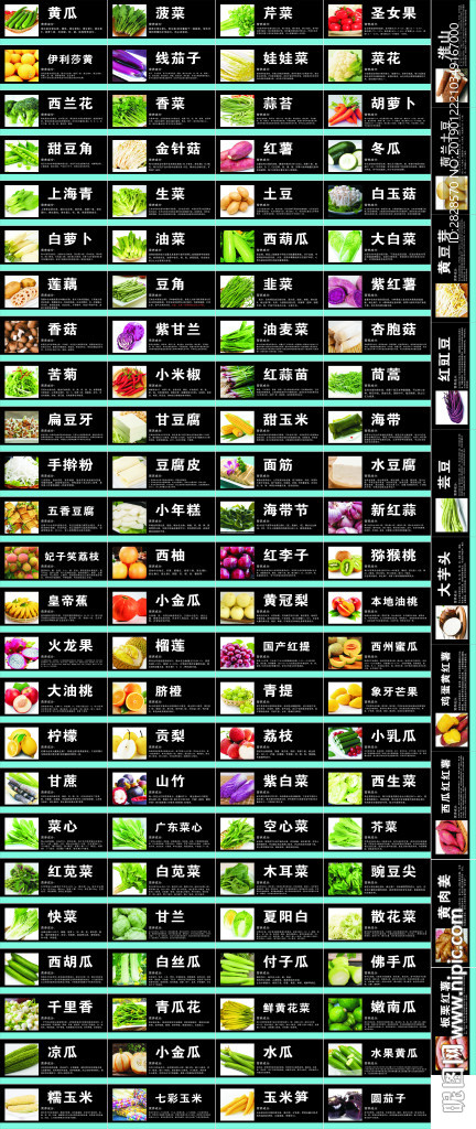 蔬菜标签