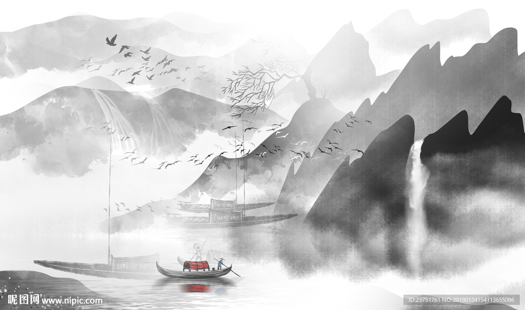 水墨画