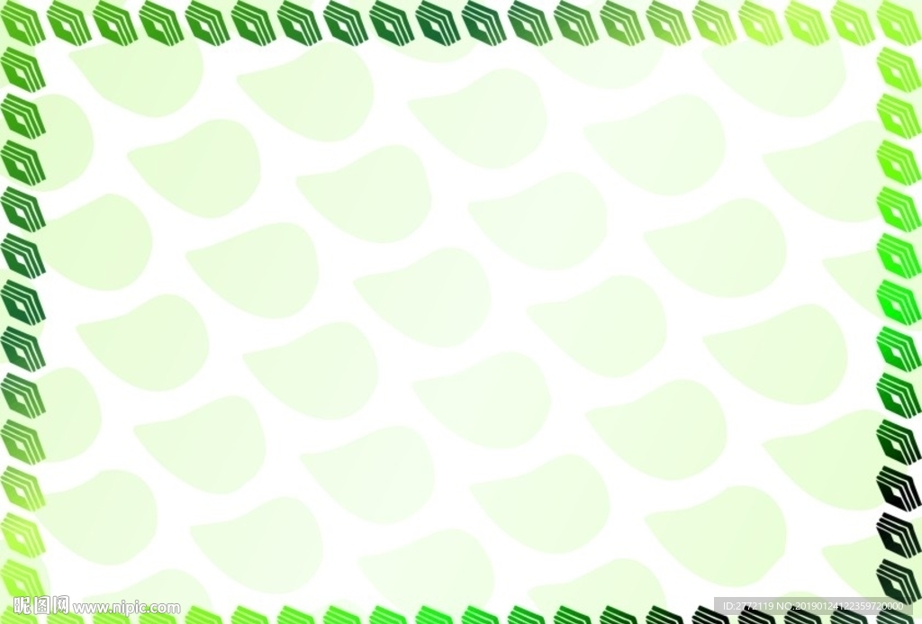 青枝绿叶 环保证书纹