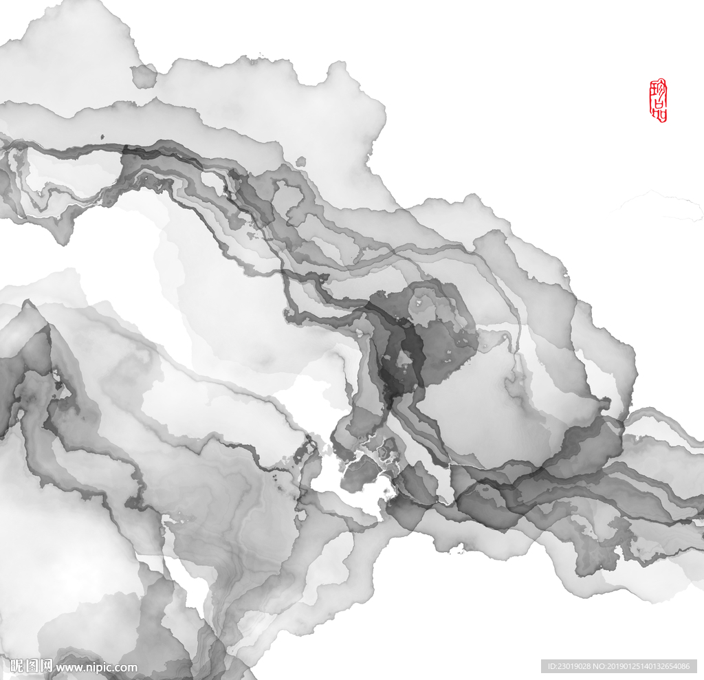 水墨画软膜天花