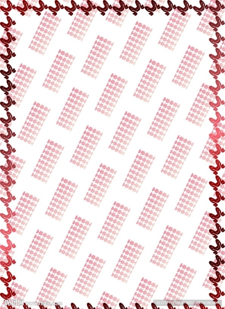红条 许可证书纹