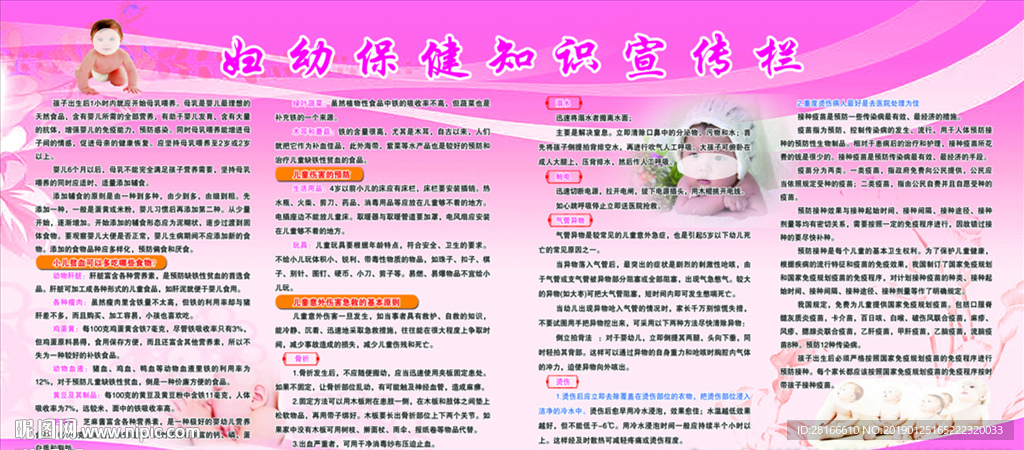 妇幼保健知识宣传栏