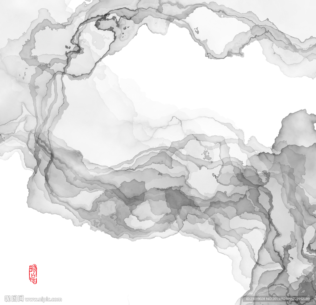 中国风水墨画