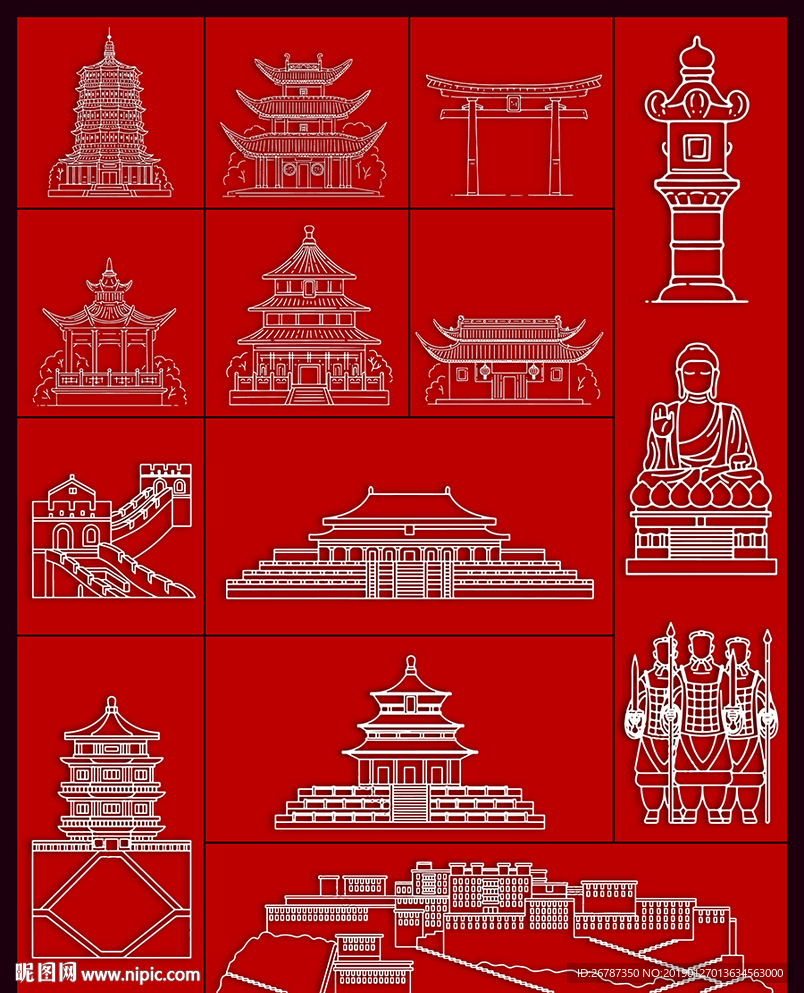 矢量古典建筑系列