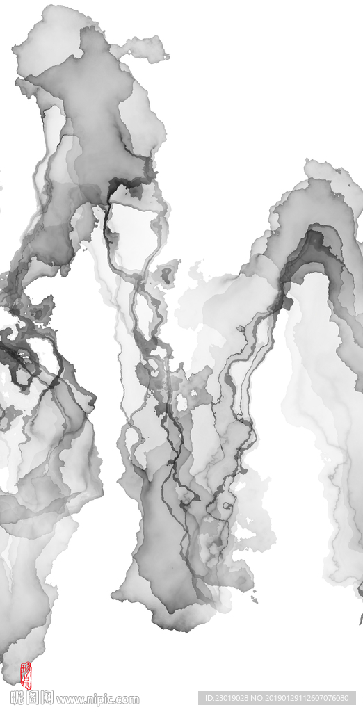 抽象水墨画