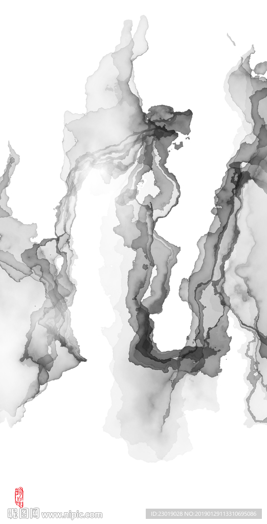 禅意水墨画