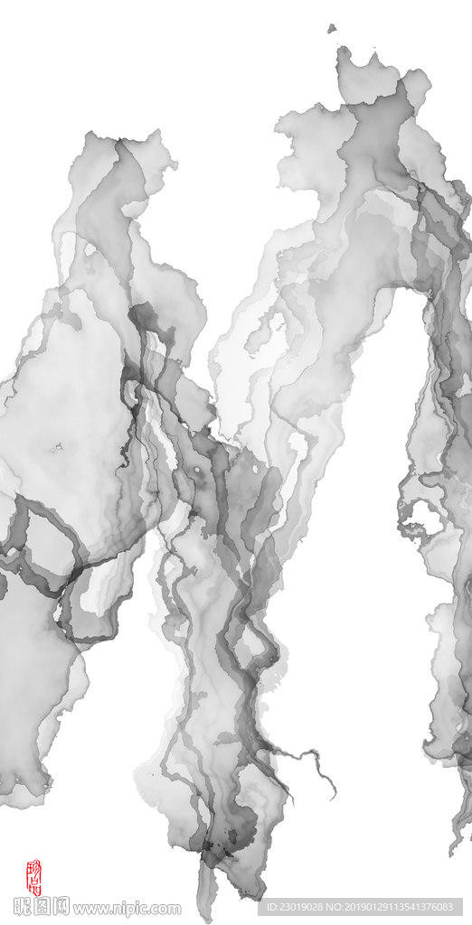 玄关水墨画