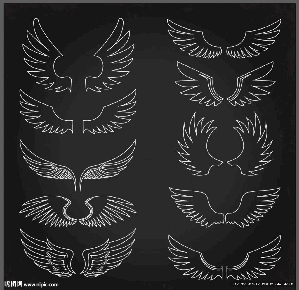 矢量翅膀系列