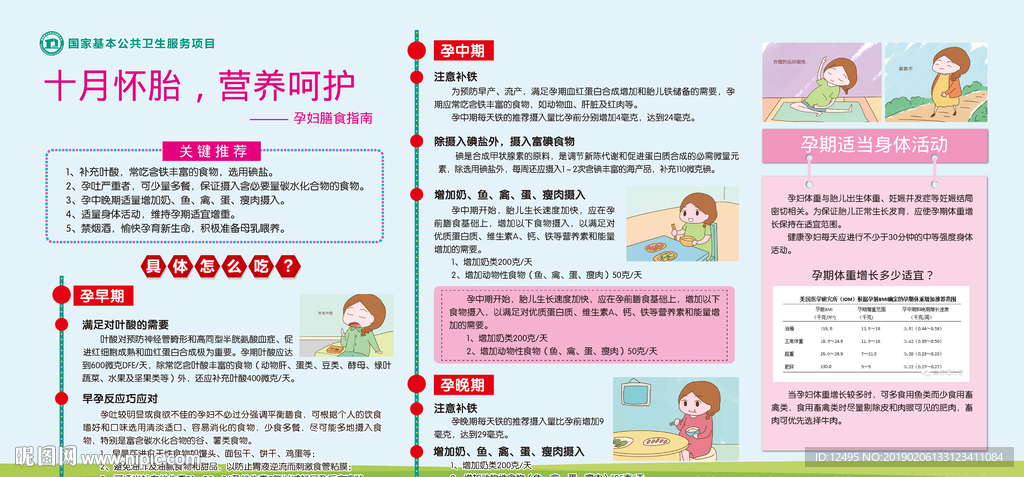 十月怀胎，营养呵护