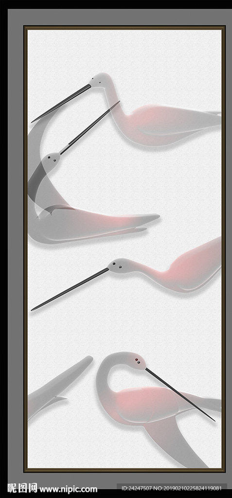 飞鸟装饰画
