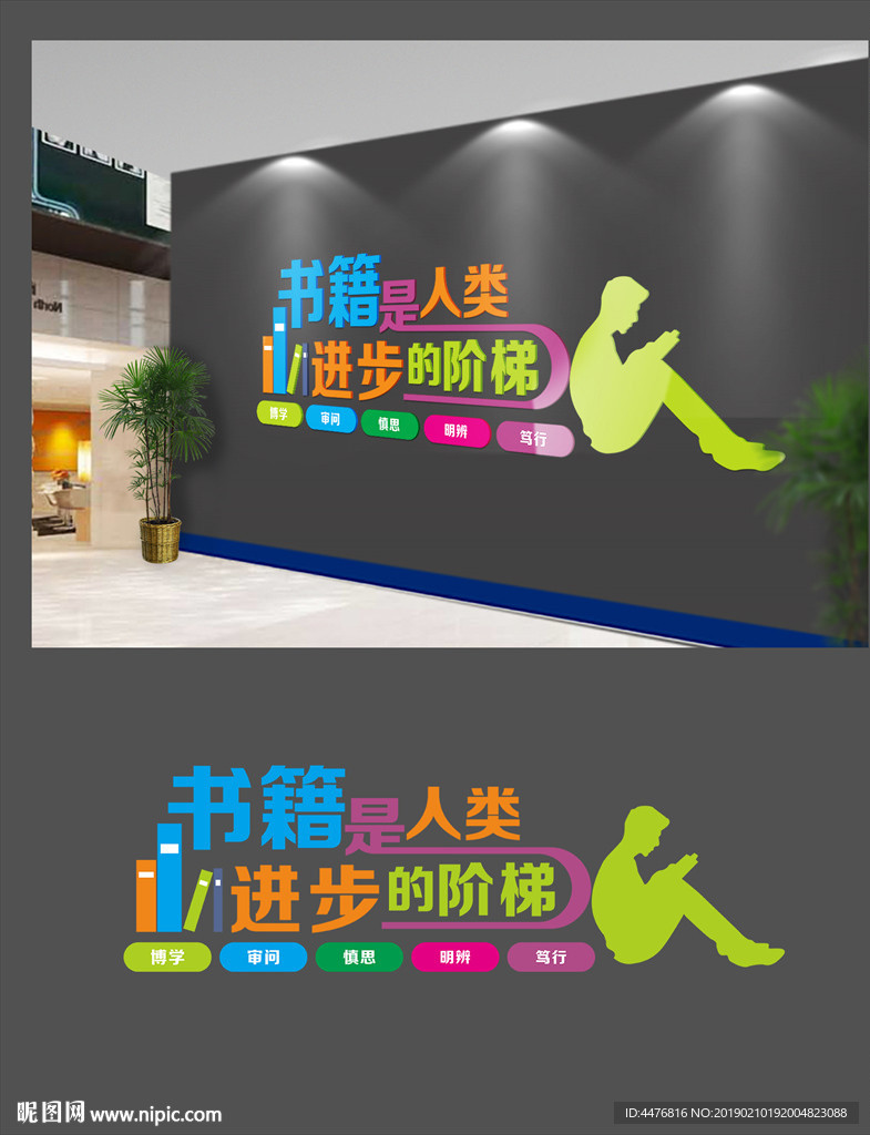 图书室文化墙