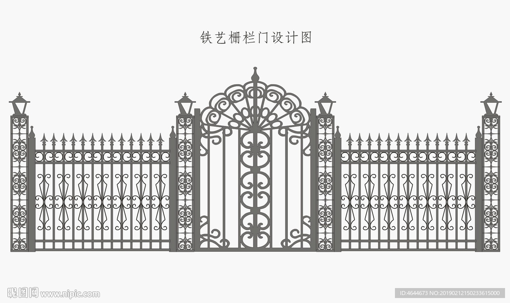 铁艺栅栏门