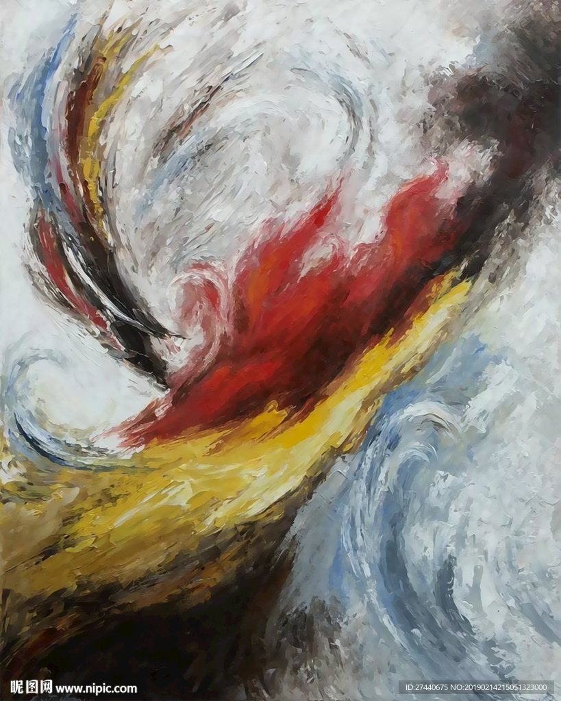 抽象油画