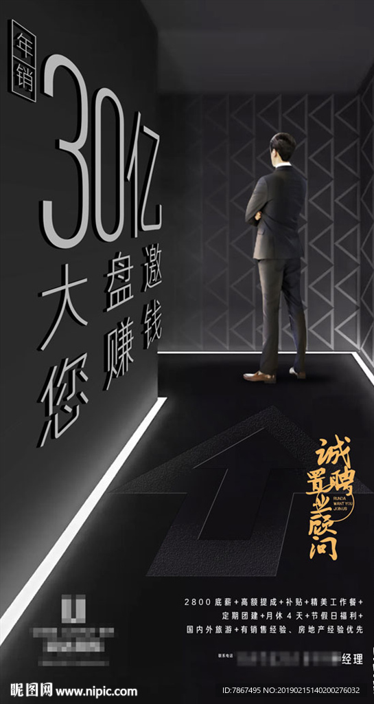 商业地产招聘微信稿
