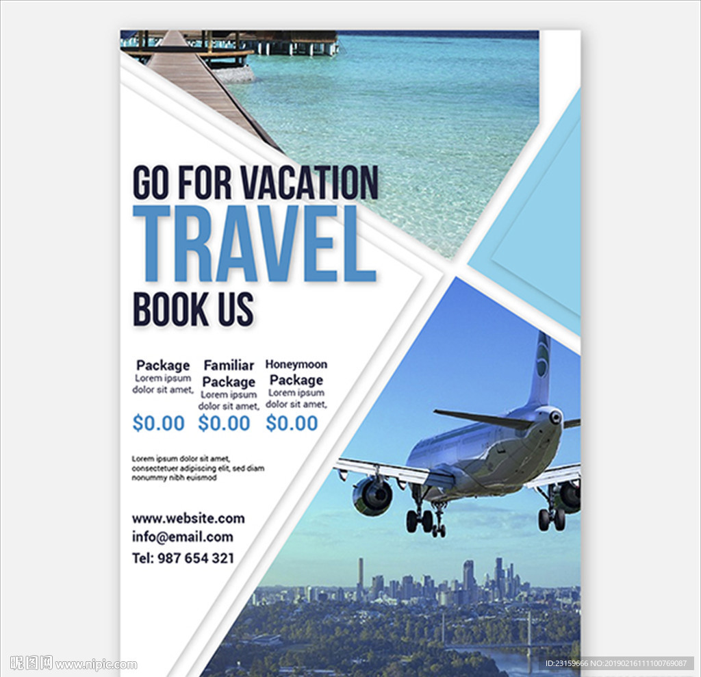 境外海外旅行旅游公司海报