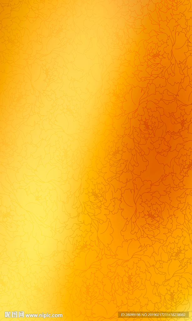 橙色背景