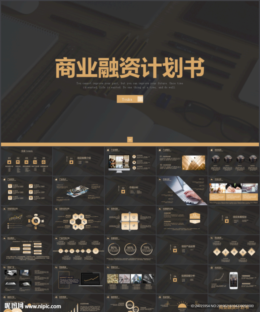 创业融资商业计划书PPT