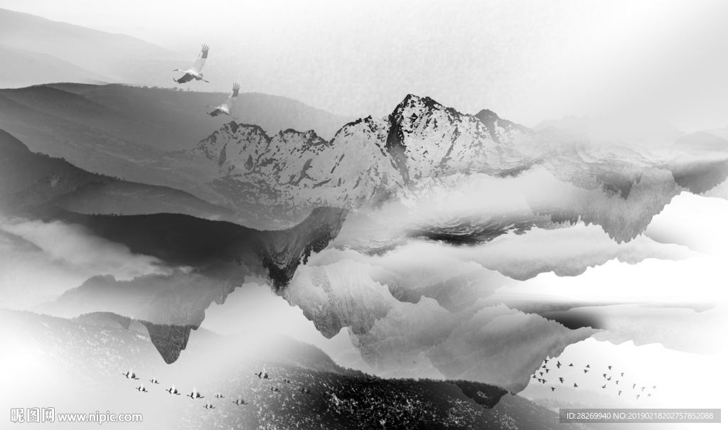 水墨画