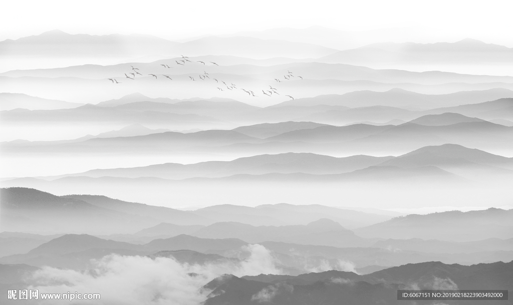 新中式山水画
