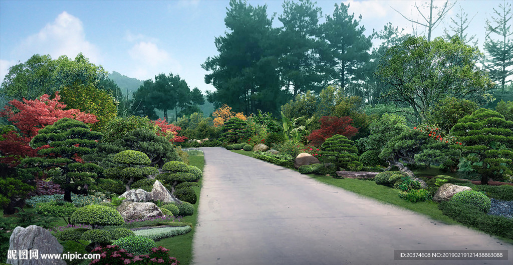 公园绿化 景观节点 景观园林