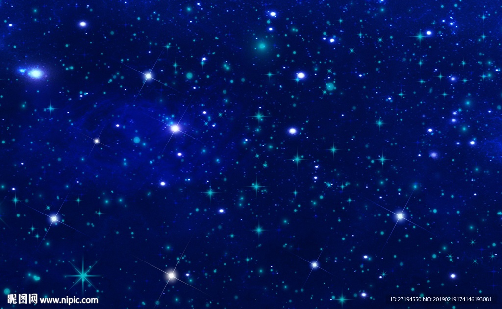 蓝色星空