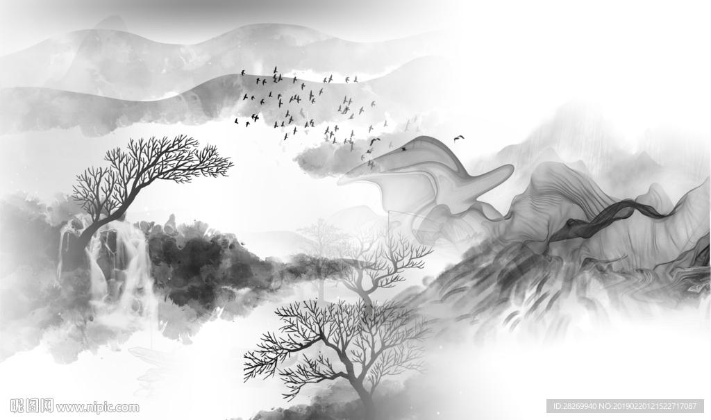 水墨画