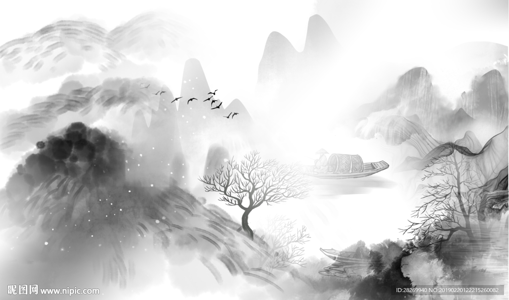 水墨画