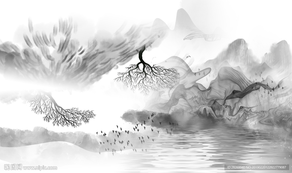 水墨画