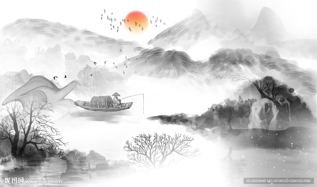 水墨画