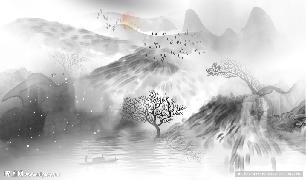 水墨画