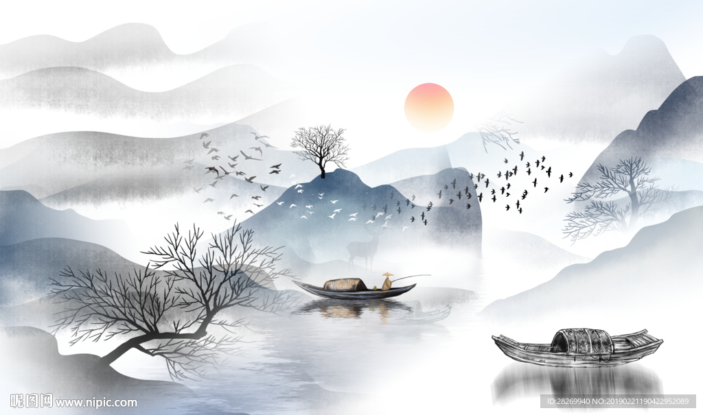 黑白水墨