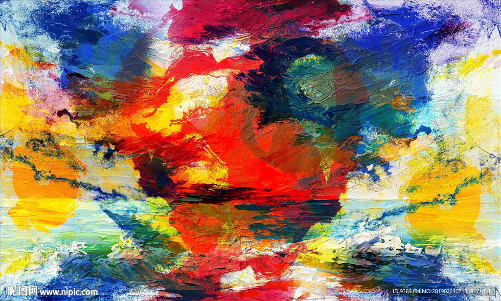 抽象油画
