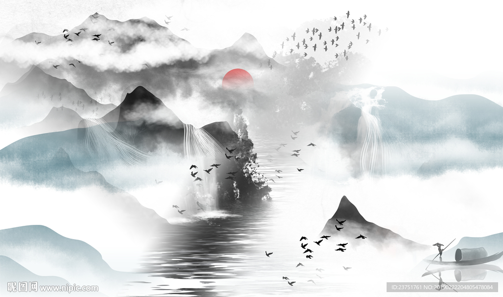 山水装饰画
