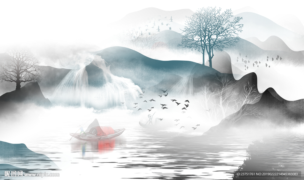 山水装饰画