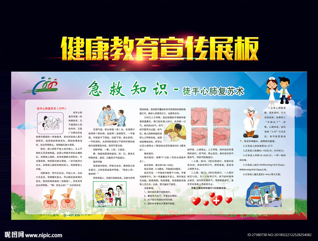 急救知识宣传栏