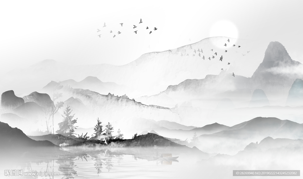 新中式山水