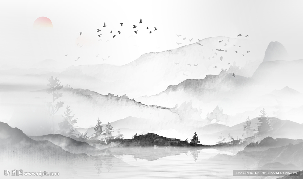 新中式山水