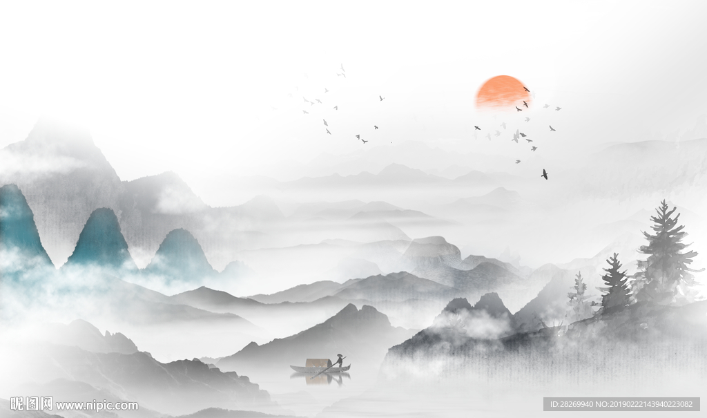 新中式山水