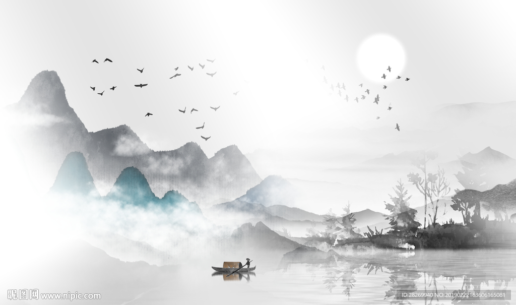 山水装饰画