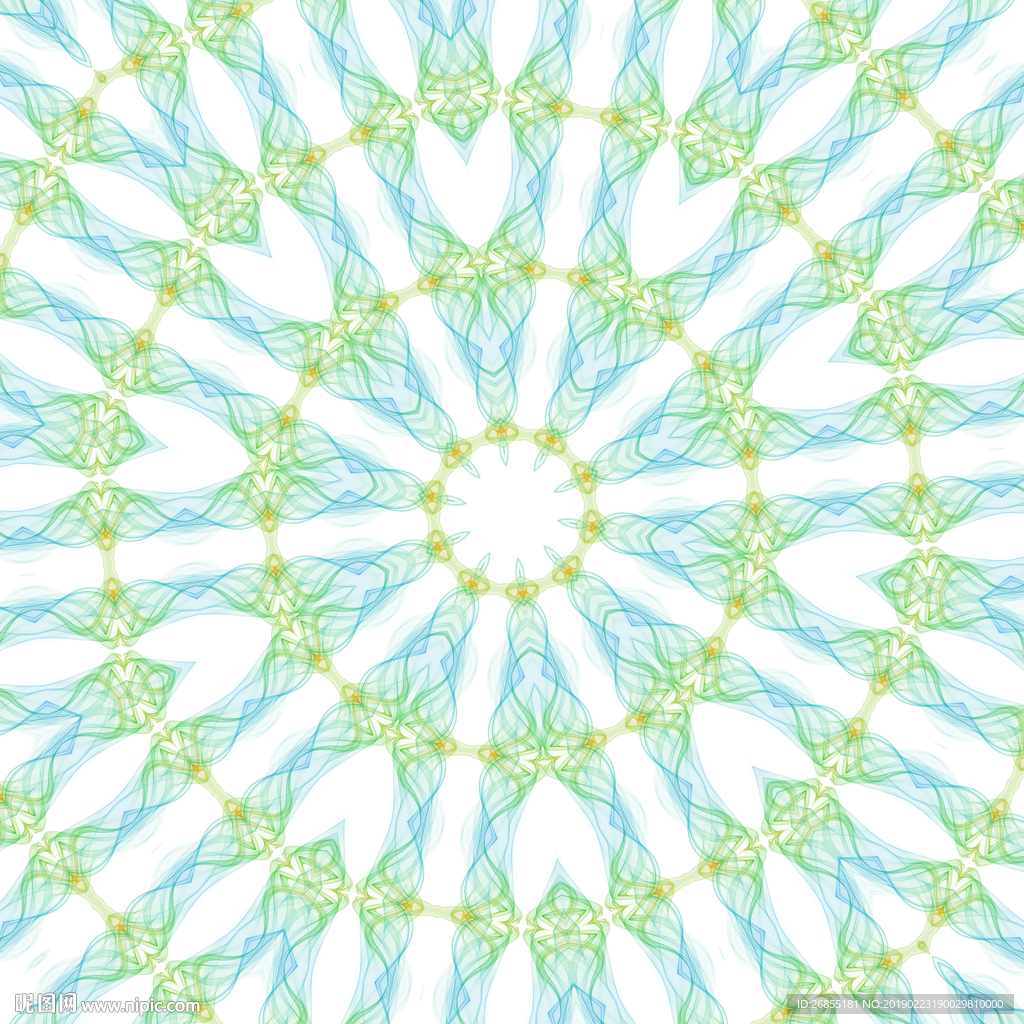 彩色梦幻印花